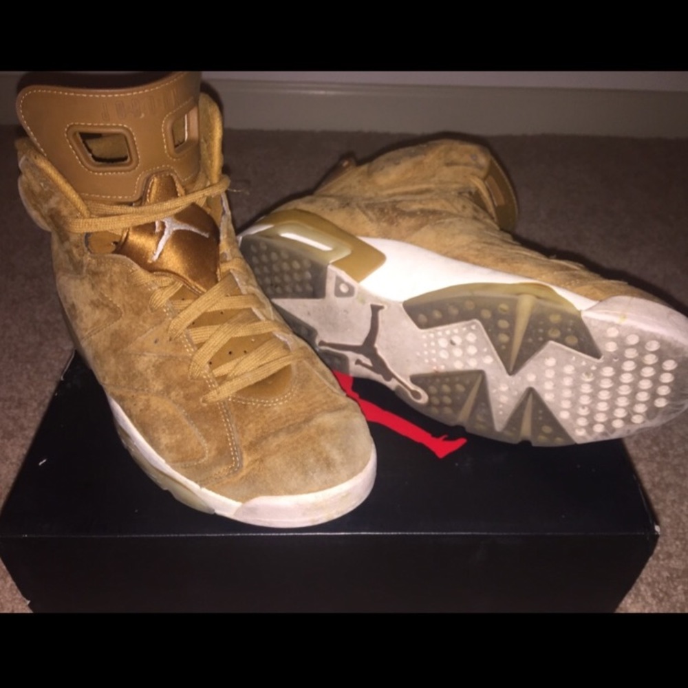 Air Jordan Retro 6 Wheat Golden Harvest 10.5